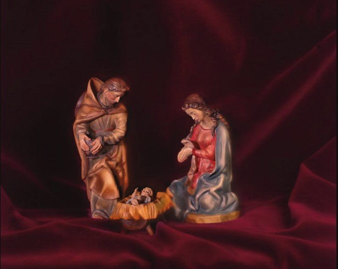 ANRI Bacher - Sacra Famiglia 25 cm
