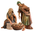 ANRI Nativity - Sacra Famiglia con Bue e Asinello 25 cm