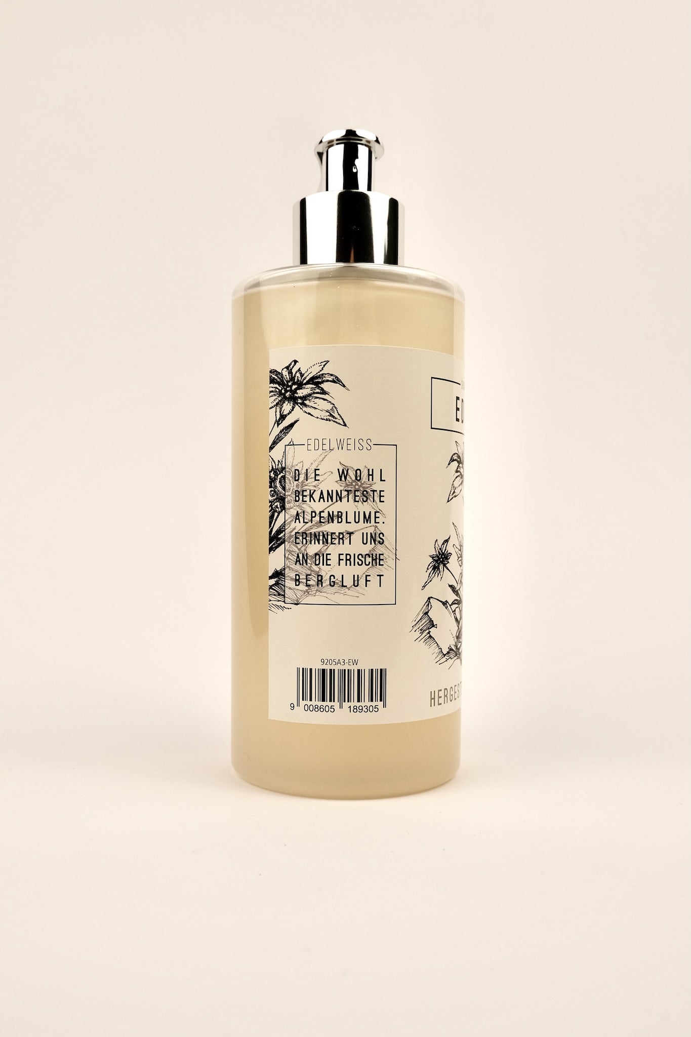 Sapone liquido alla stella alpina