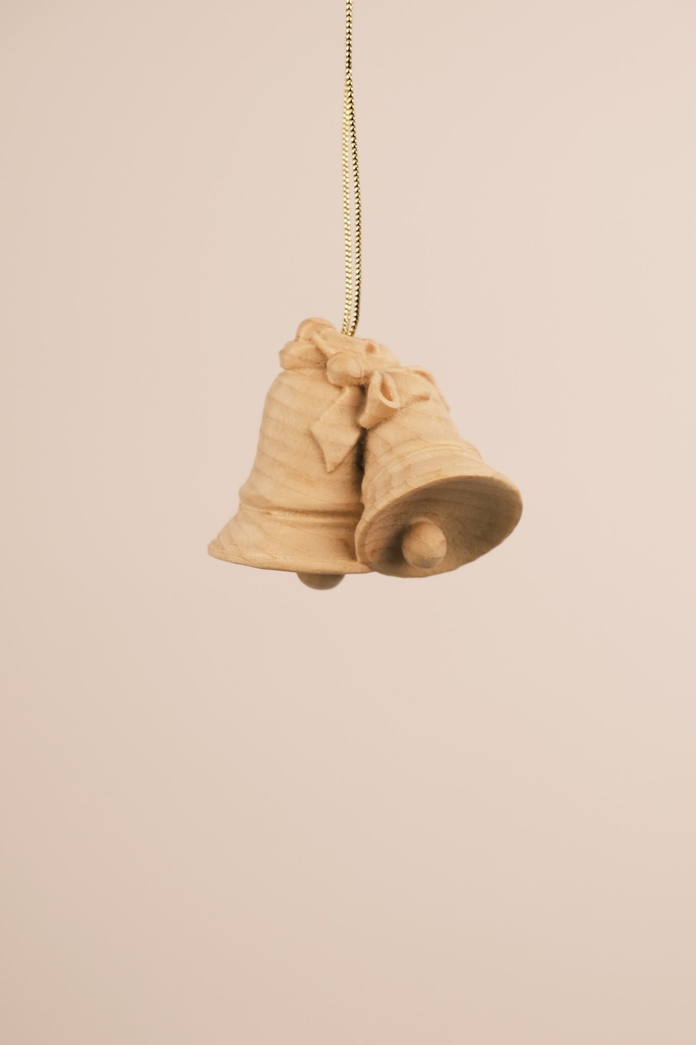 Campanelle - addobbo naturale in legno di cirmolo