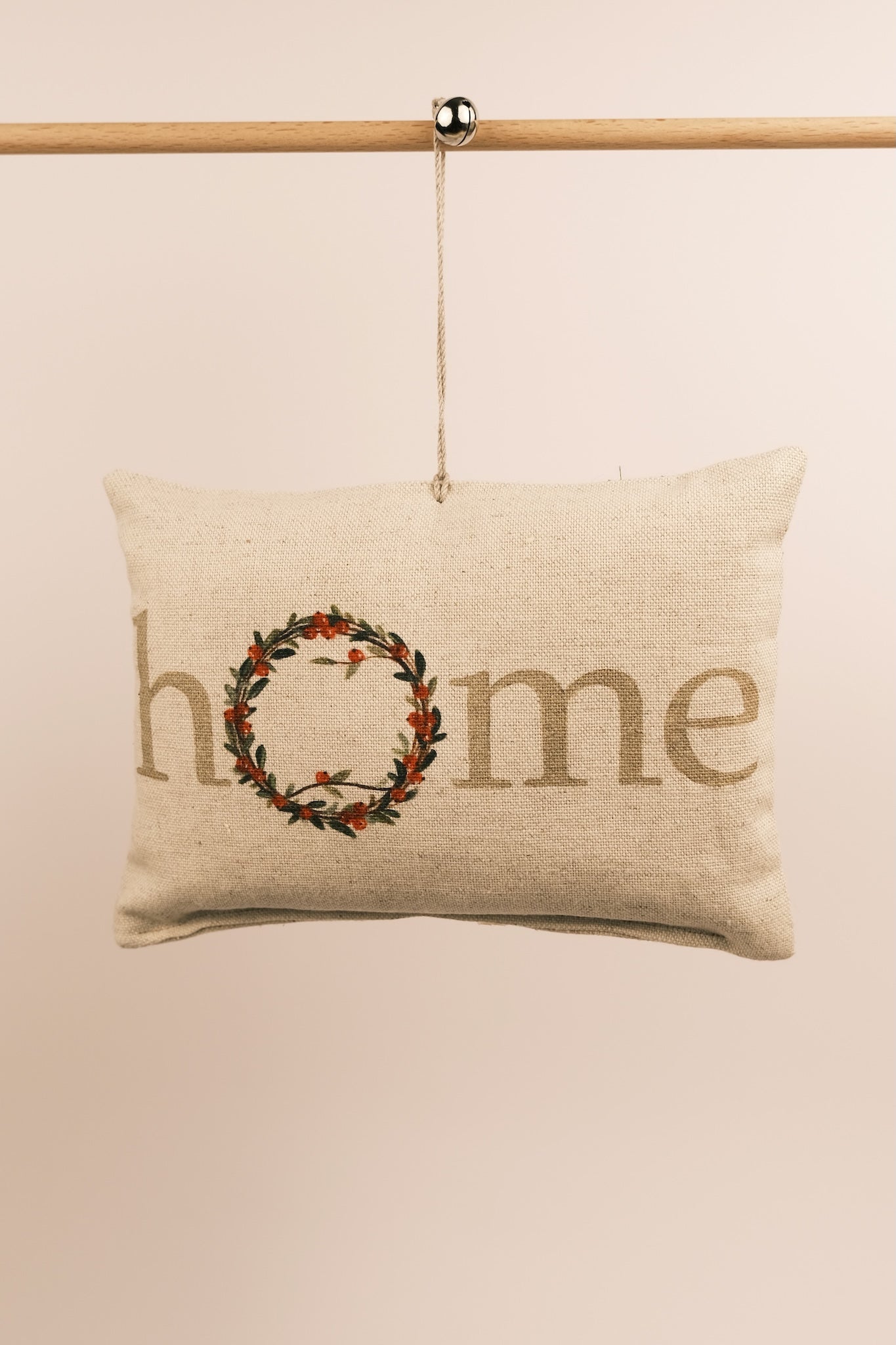 Home sweet home - cuscinetto con fiocchi di legno di cirmolo