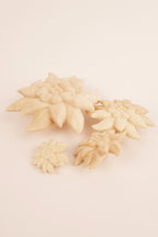 Edelweiss - Stella alpina in legno di cirmolo