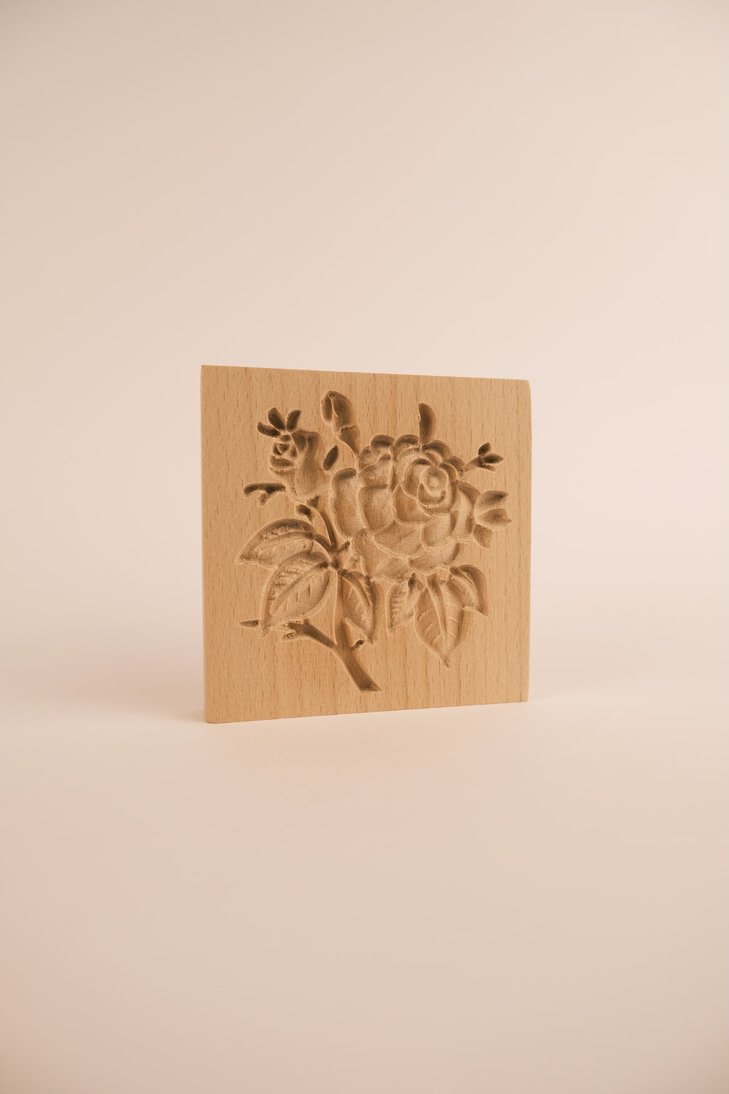 Stampo per biscotti in legno naturale