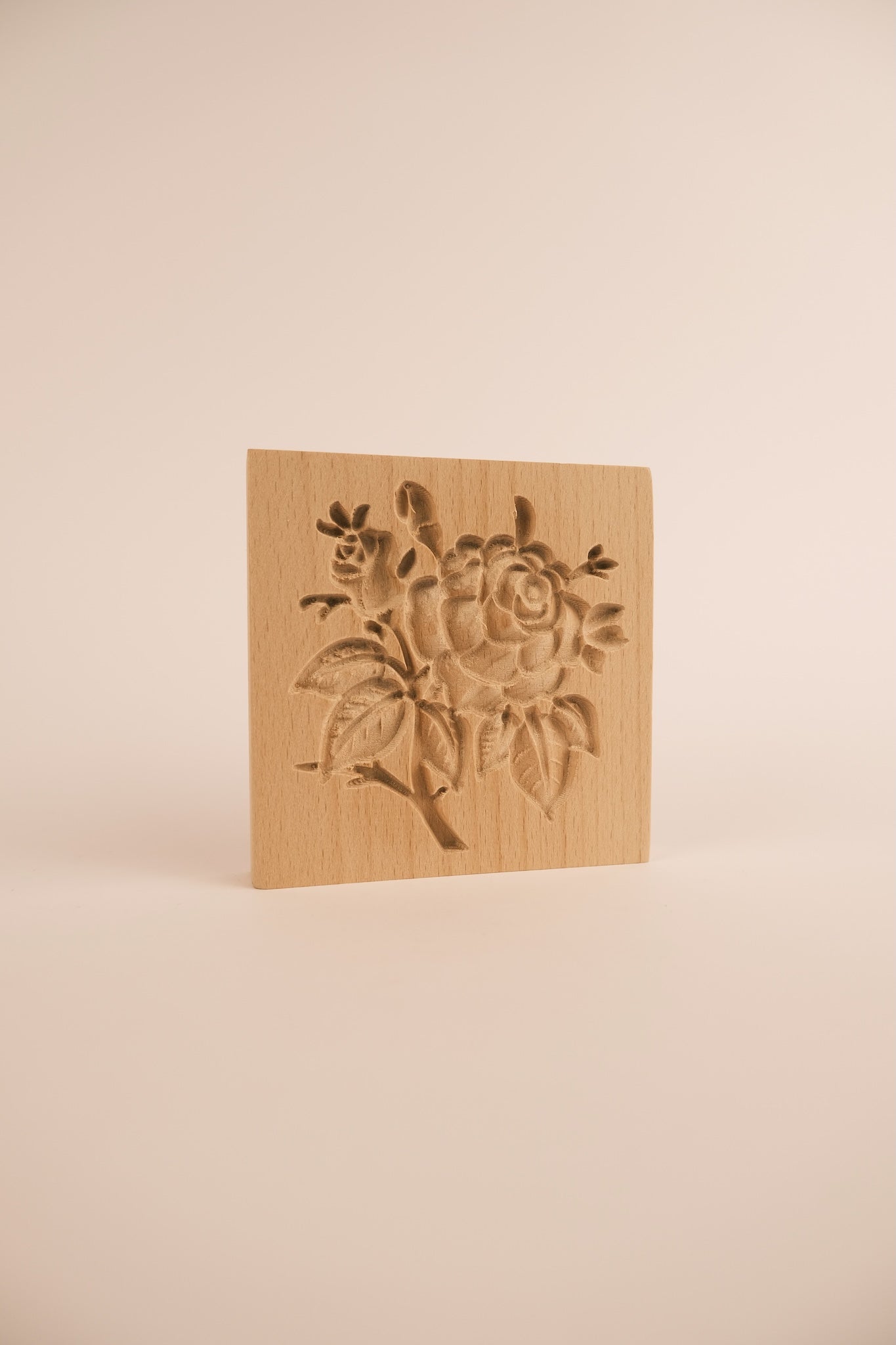 Stampo per biscotti in legno naturale