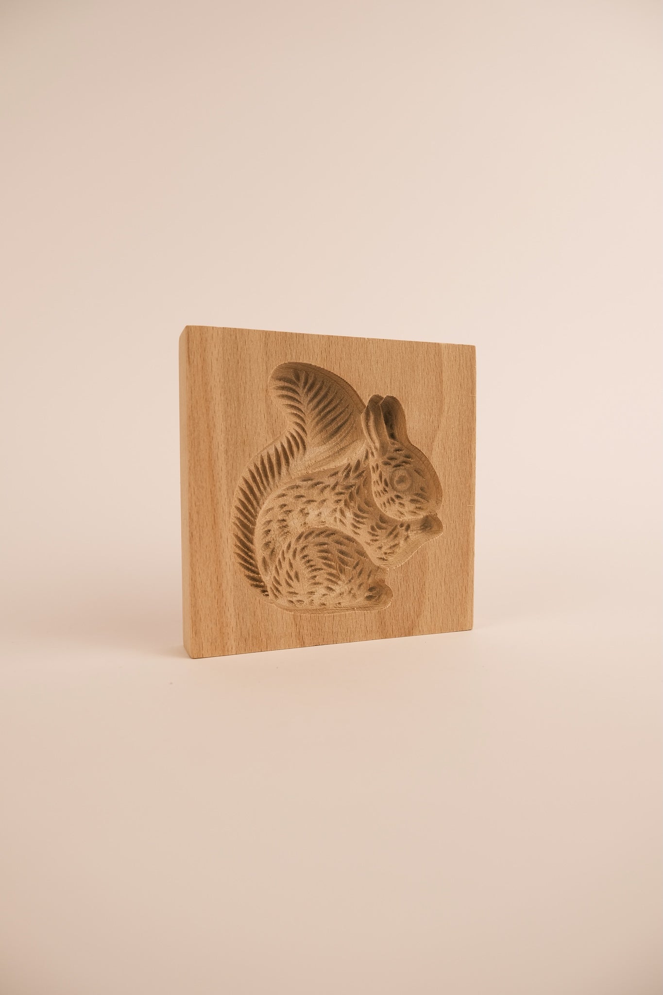 Stampo per biscotti in legno naturale