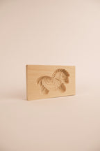 Stampo per biscotti in legno naturale