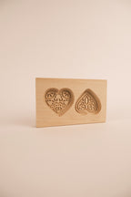 Stampo per biscotti in legno naturale