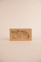 Stampo per biscotti in legno naturale