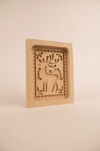 Stampo per biscotti in legno naturale