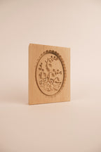 Stampo per biscotti in legno naturale