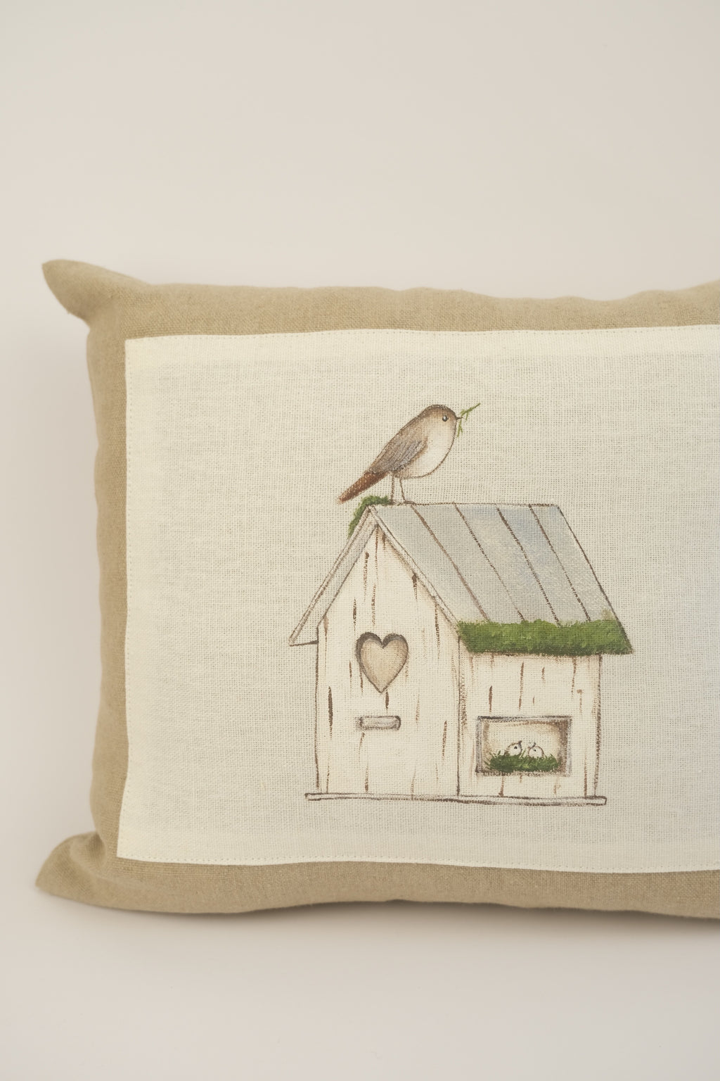 La casa dell'amore - cuscino con trucioli di legno di cirmolo