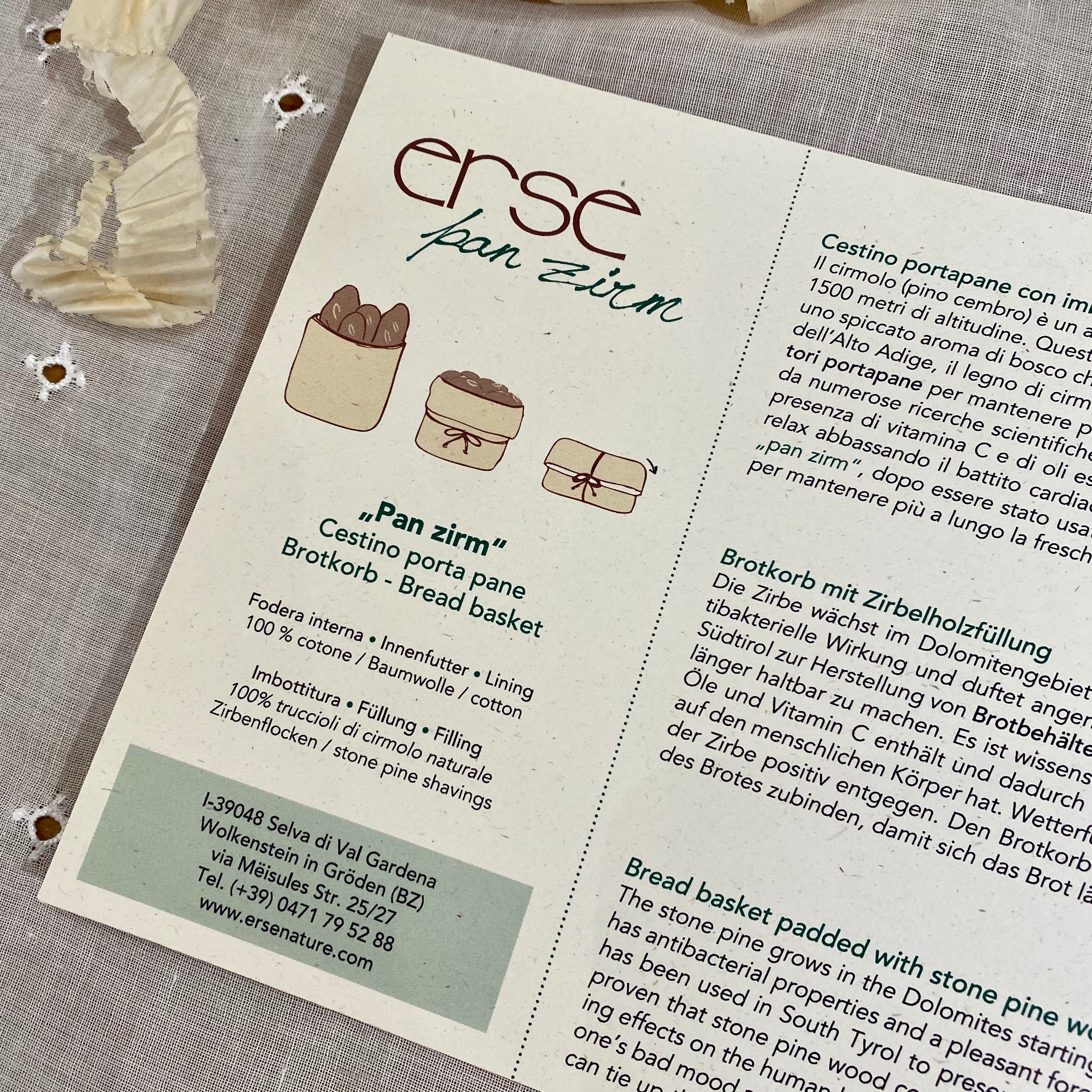 Pan Zirm grigio piccolo