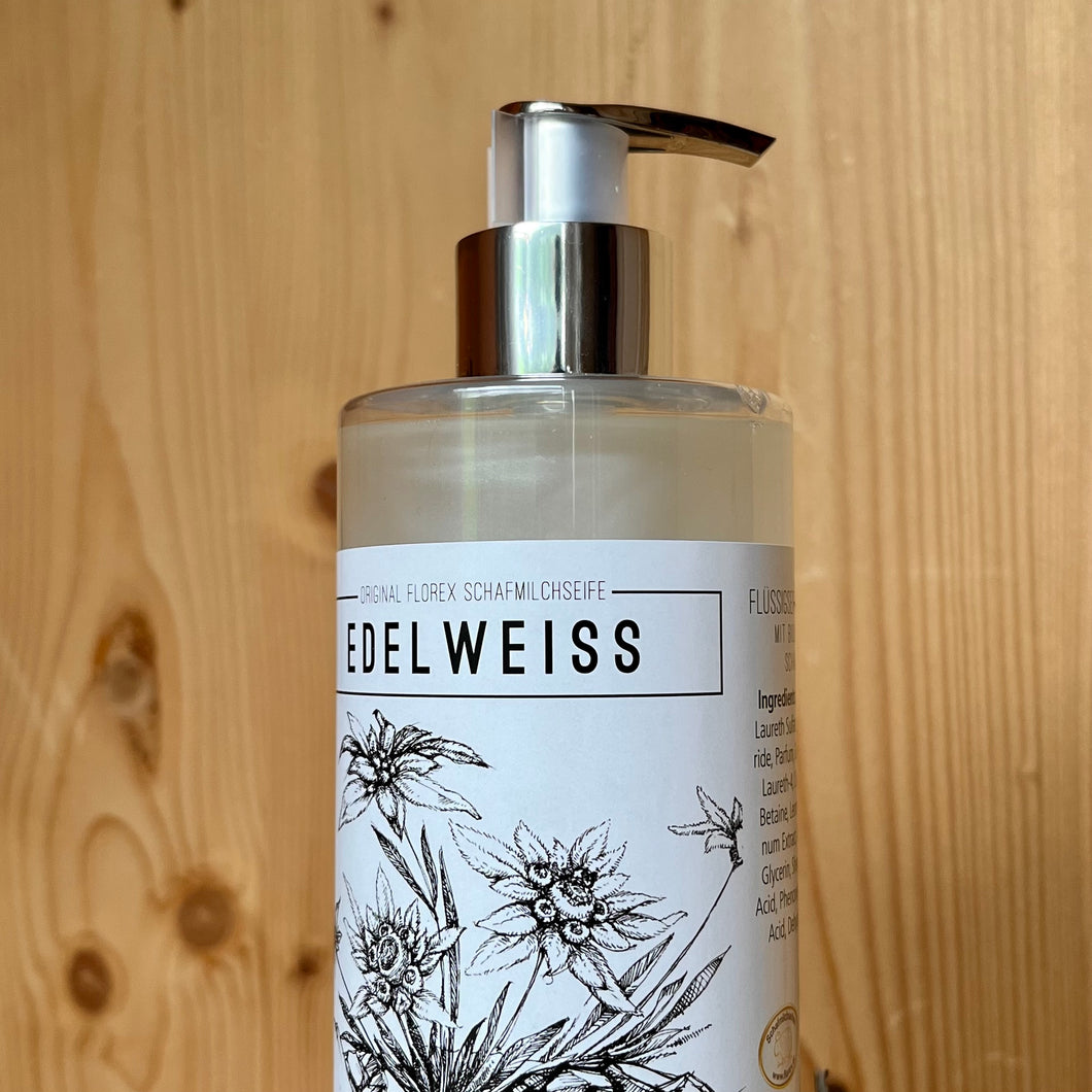 Sapone liquido alla stella alpina